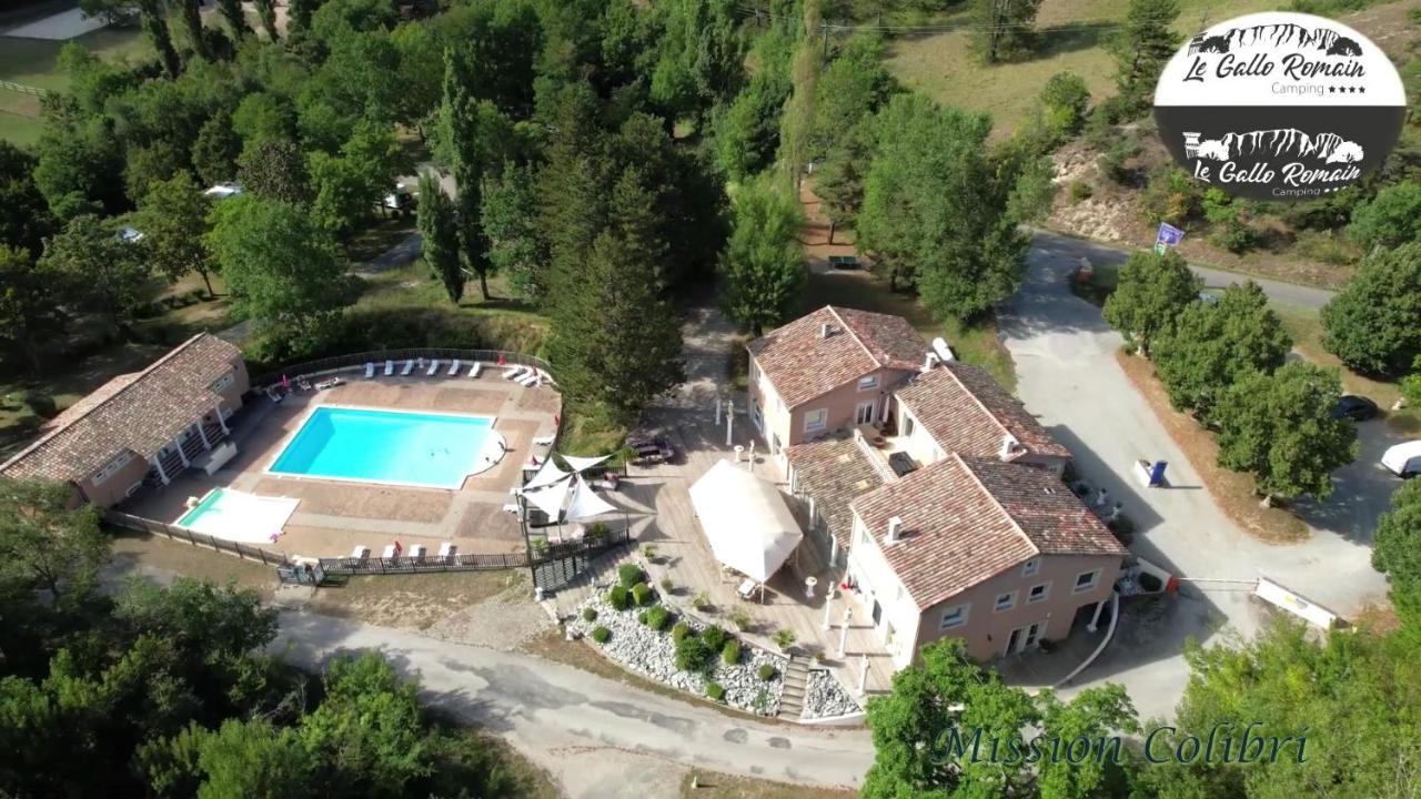 Camping Le Gallo Romain Barbieres Esterno foto