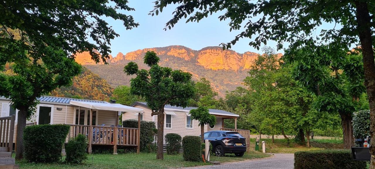 Camping Le Gallo Romain Barbieres Esterno foto