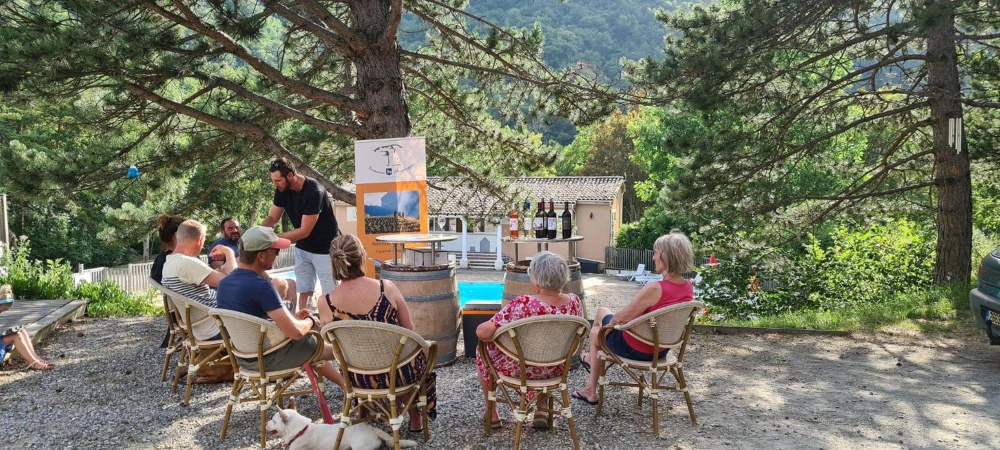 Camping Le Gallo Romain Barbieres Esterno foto