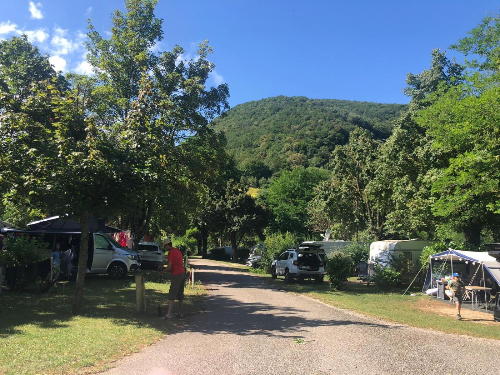 Camping Le Gallo Romain Barbieres Esterno foto