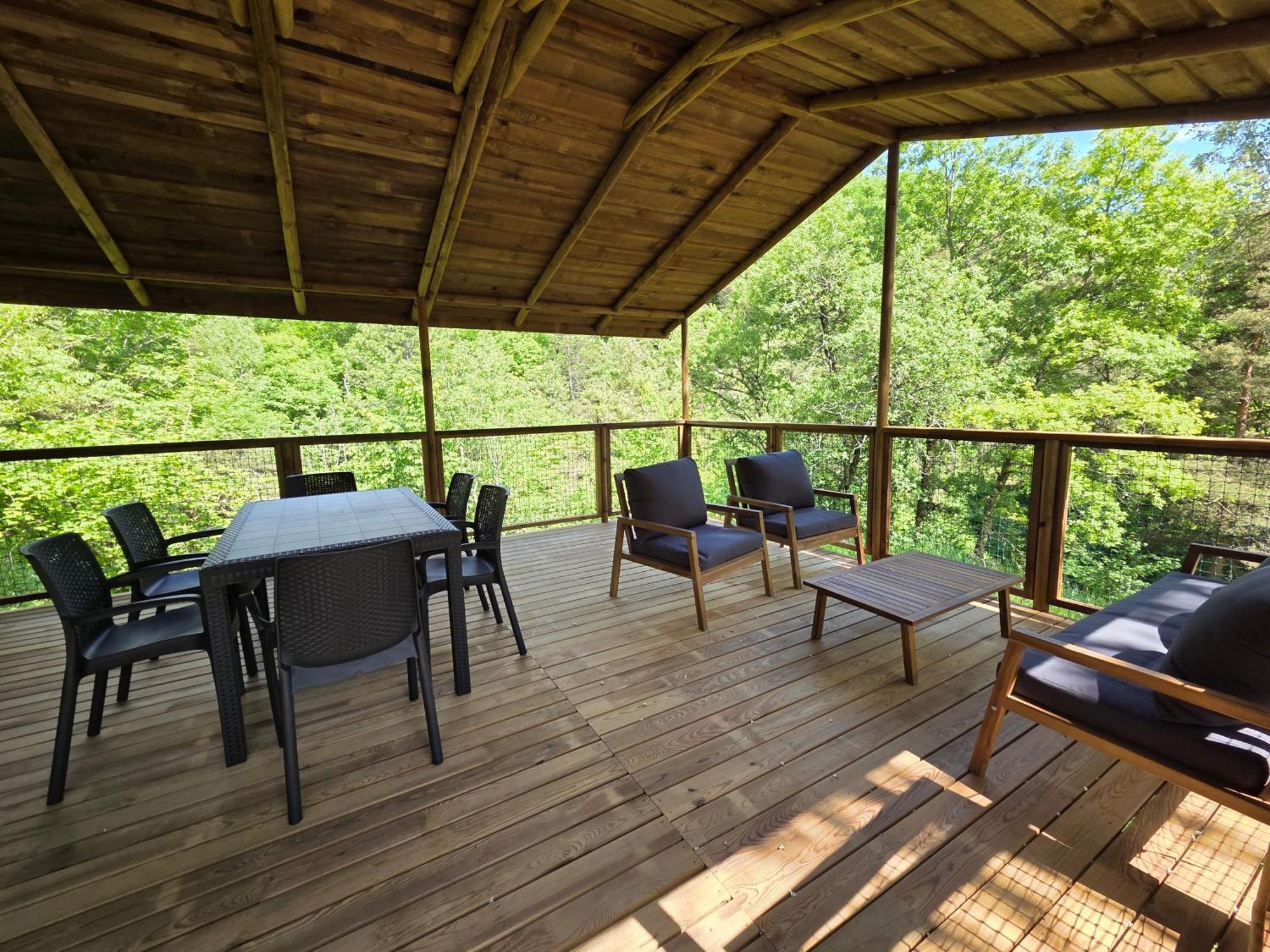 Camping Le Gallo Romain Barbieres Esterno foto