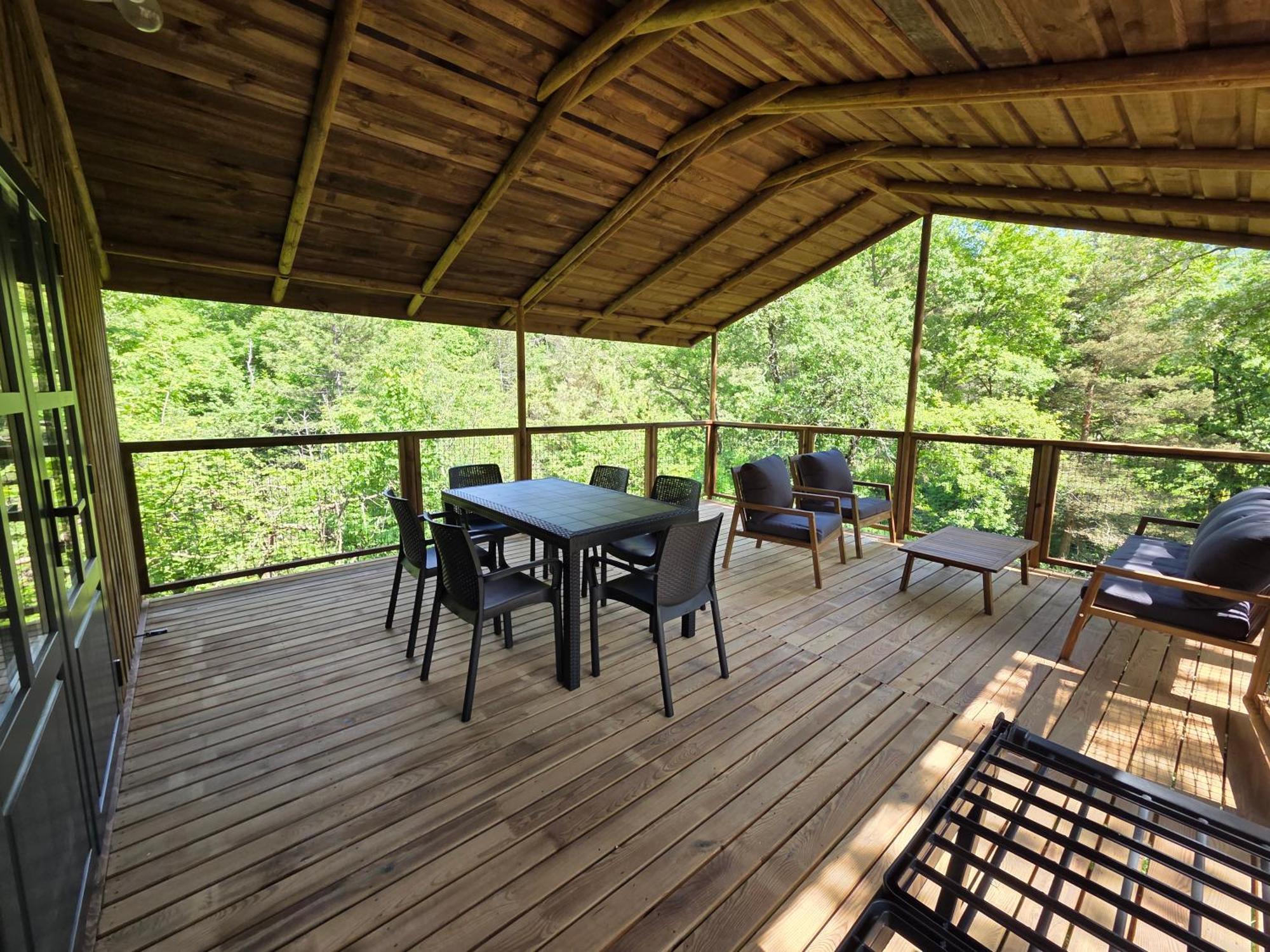 Camping Le Gallo Romain Barbieres Esterno foto